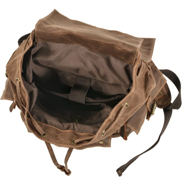Waxed Canvas Waterproof Backpack - Image 2