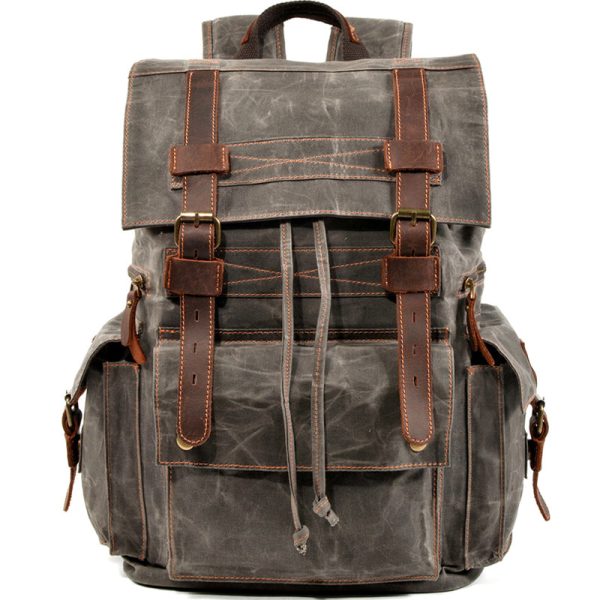 Waxed Canvas Waterproof Backpack - Image 8