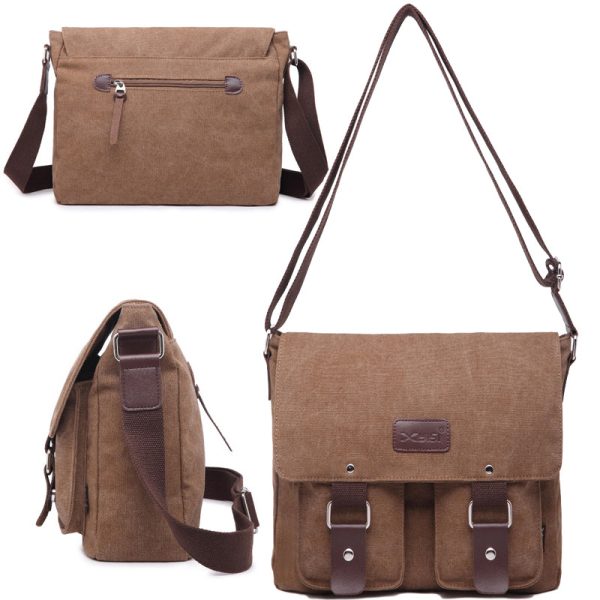Men's Single Shoulder Bag Canvas Bags - Image 6