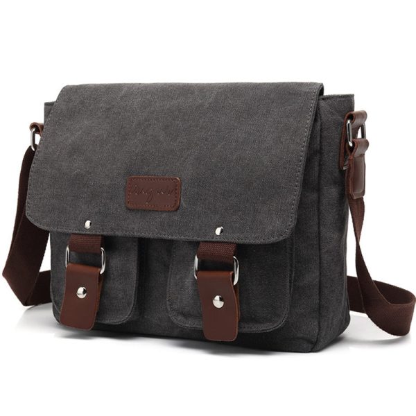 Men's Single Shoulder Bag Canvas Bags - Image 9