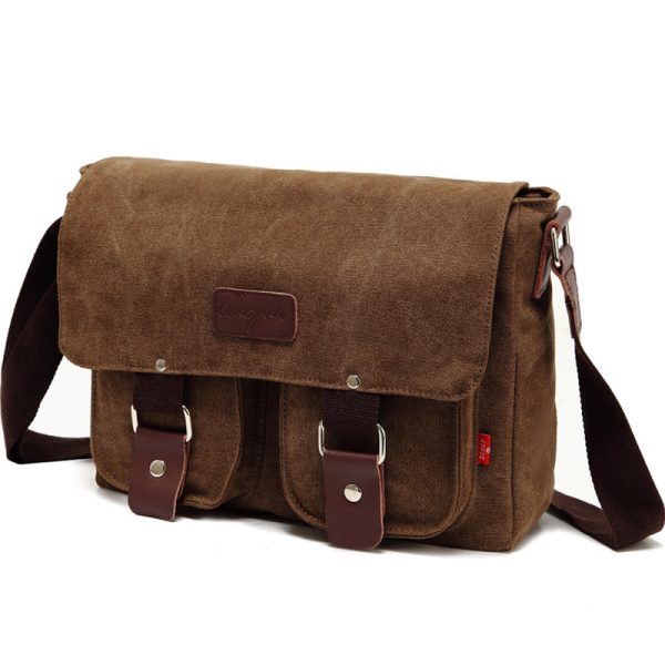 Men's Single Shoulder Bag Canvas Bags - Image 10