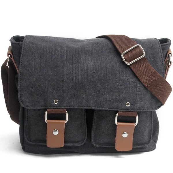 Retro Canvas Shoulder Bag For Students - Image 7